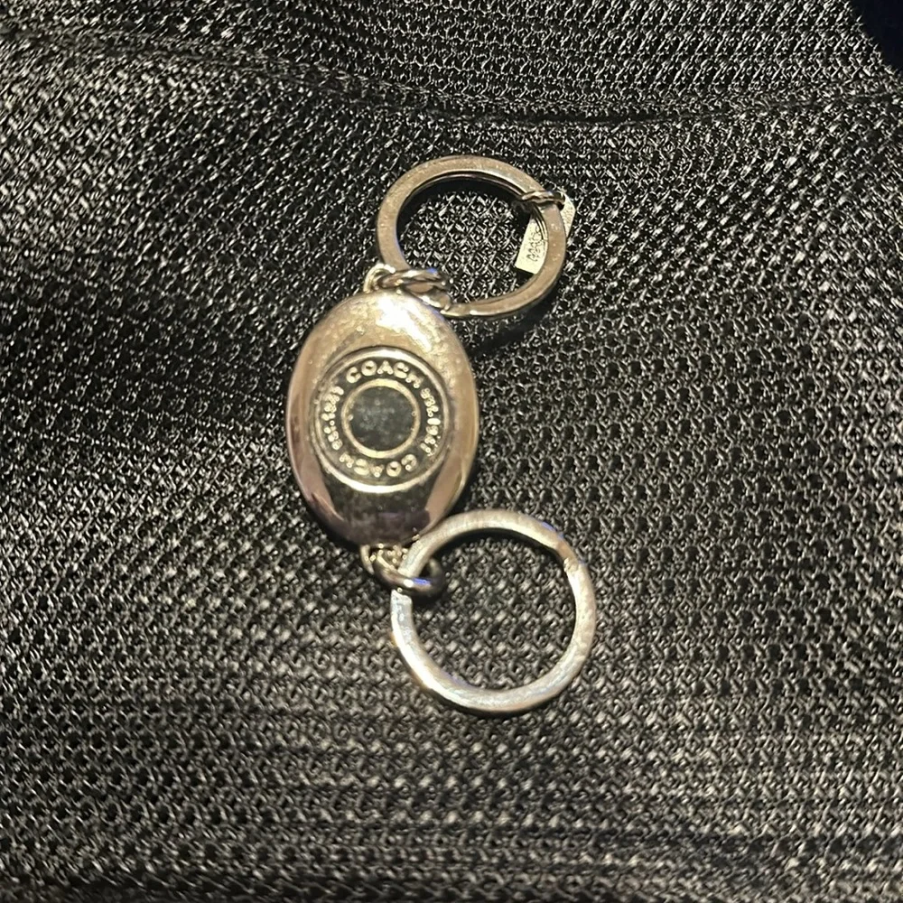 Vintage Coach 2 piece valet keychain - Picture 2 of 4
